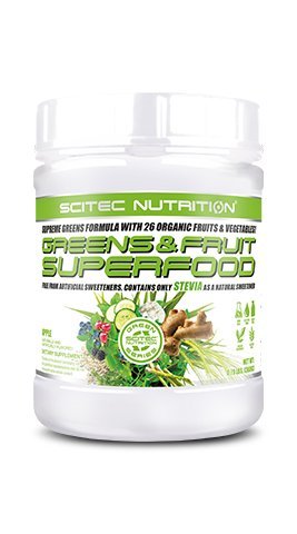 Vita Greens & Fruit Superfood Powder - Organic Apple Flavor for Smoothies, Juices & Healthy Drinks | Boost Energy & Immunity | Vegan, Gluten-Free Supplement
