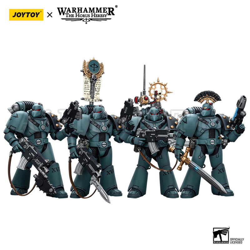 JOYTOY 1/18 Scale Warhammer 40K Action Figure - The Horus Heresy Sons of Horus MKVI Tactical Squad | Collectible Miniatures for Warhammer Fans & Tabletop Gaming Enthusiasts | Perfect for Display, Collection, and Wargaming Battles