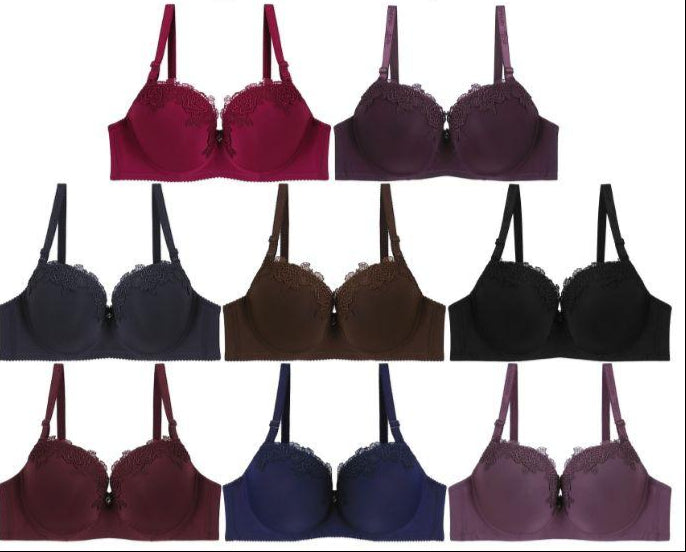 Lace Trim Thin Cup Bra - Comfortable & Sexy Underwire Bra for Women | Perfect for Everyday Wear, Date Nights & Special Occasions