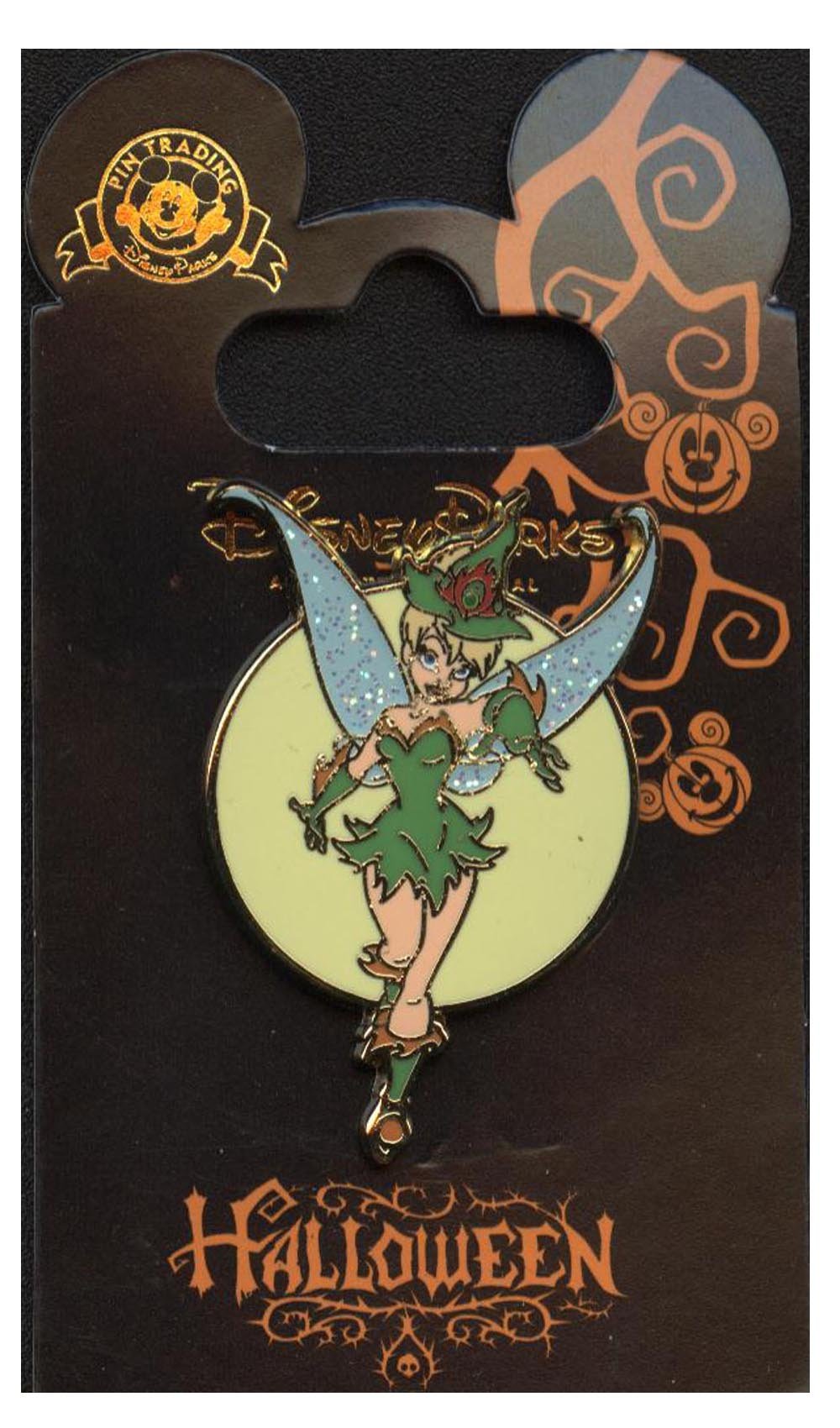 Disney Halloween Pin - Tinker Bell as Witch Collectible for Disney Fans - Perfect for Costumes, Lanyards & Pin Trading Events
