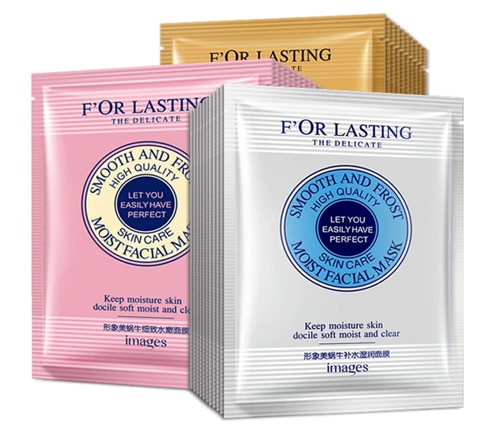 Snail Facial Mask Set - 60 PCS Hydrating & Oil-Control Sheet Masks for Acne Treatment & Skin Lifting | Korean Skincare for Oily & Combination Skin | Perfect for Spa Night & Self-Care Routine