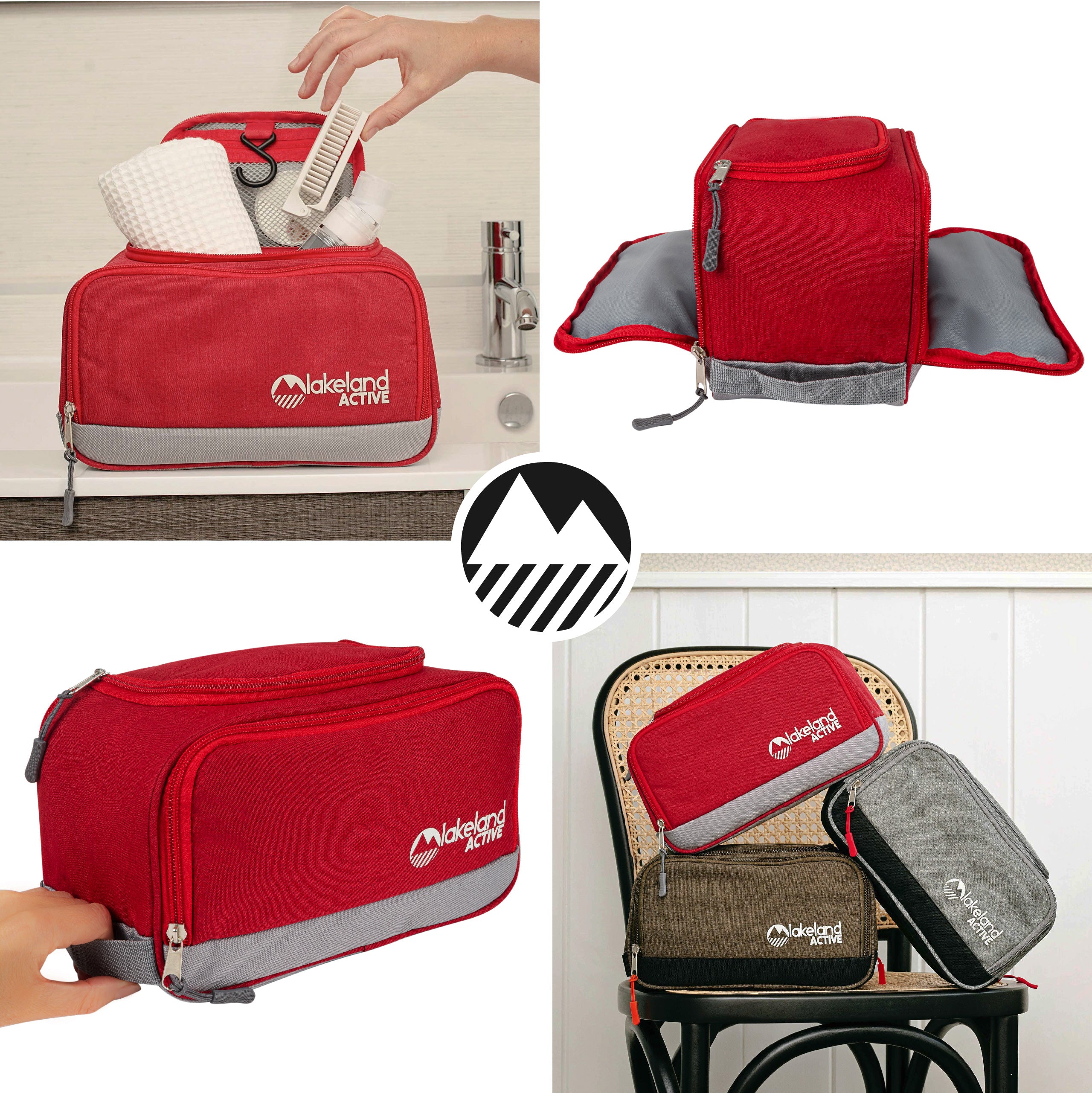 Premium Hanging Travel Toiletry Bag for Men & Women - Waterproof Cosmetic Organizer with Multiple Pockets - Perfect for Camping, Gym, Business Trips & Vacation