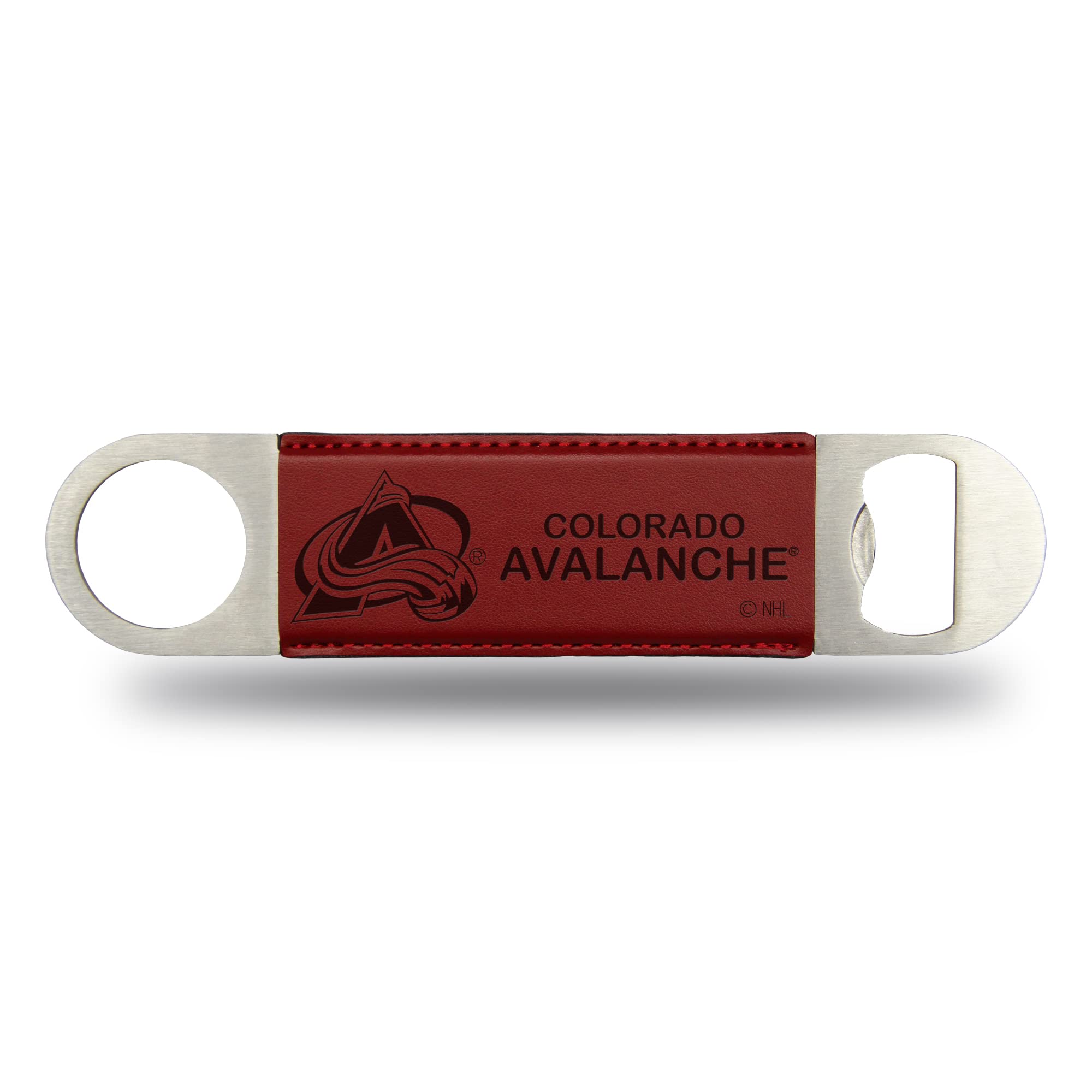 NHL Laser Engraved Bar Blade - Premium Faux Leather Beverage Accessory for Hockey Games, Parties & Sports Bars | Perfect for Game Day Drinks & Fan Gatherings