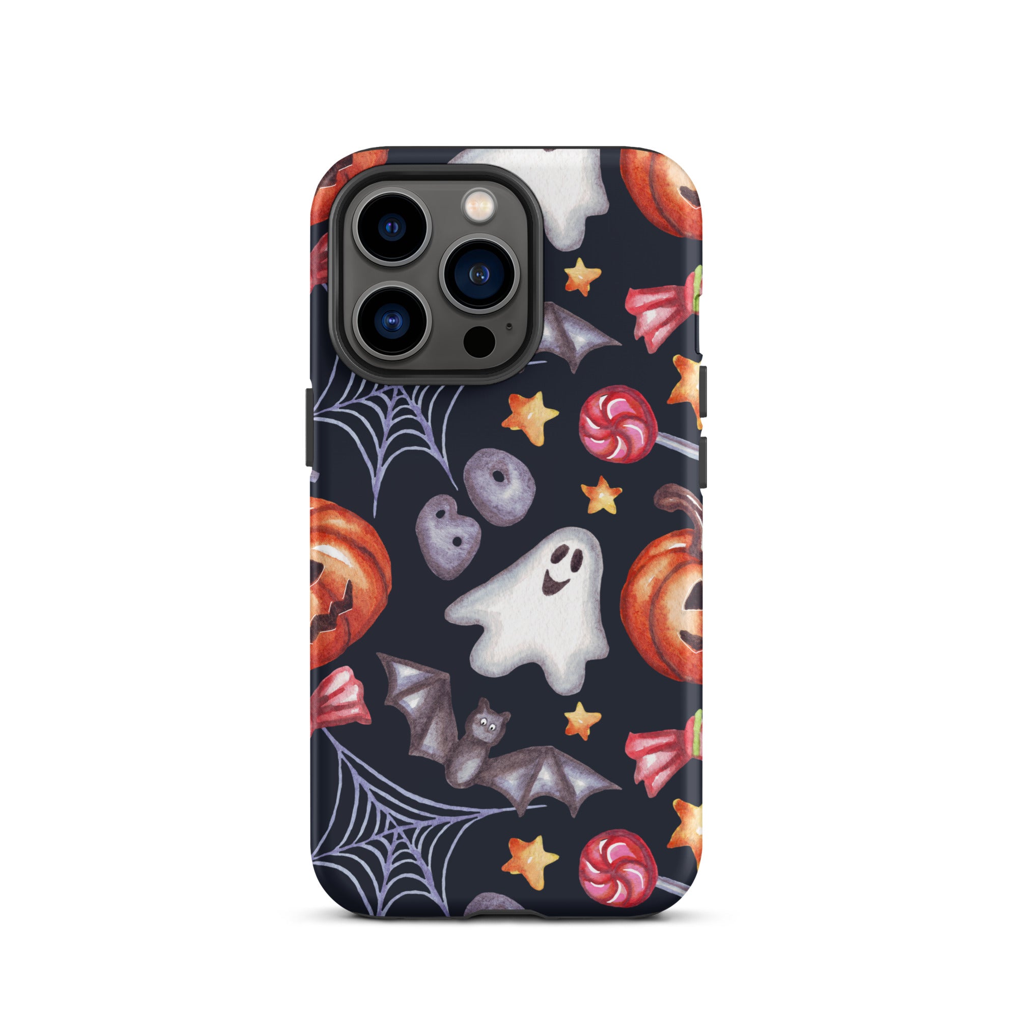 Premium Spooky Charm iPhone Case - Cute & Durable Protective Cover for iPhone 13/14/15, Perfect for Halloween, Parties & Everyday Use