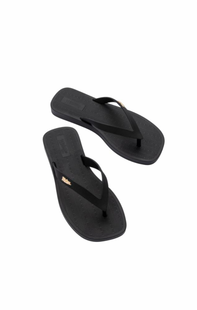 Melissa Women's 33528 Black M Leather Sandals - Comfortable & Stylish Summer Shoes for Beach, Vacation & Casual Outings