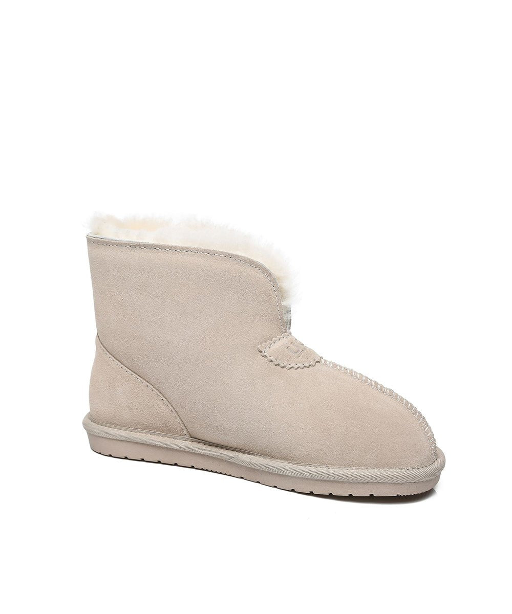 Men's Hushly UGG Slippers - Cozy Sheepskin Indoor/Outdoor House Shoes for Winter Comfort - Perfect for Home, Office & Travel