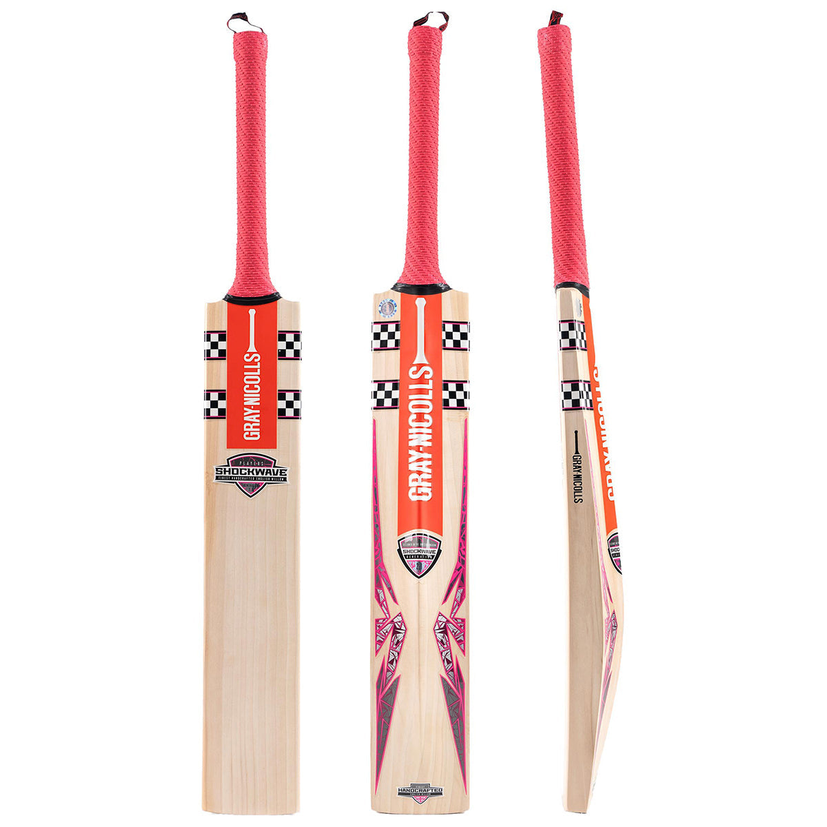Gray Nicolls ShockWave Gen 2.1 Cricket Bat - Premium English Willow Players Bat for Professional & Club Cricket Matches | Perfect for Power Hitting & Long Innings