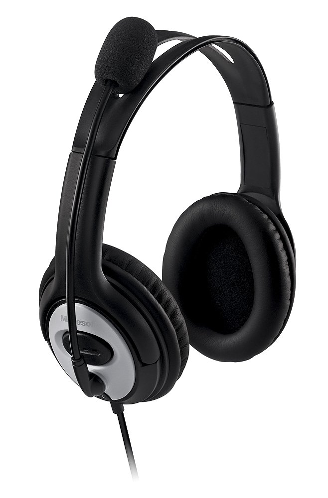 Microsoft LifeChat LX-3000 Noise-Cancelling USB Headset for Office, Call Center & Remote Work - Comfortable PC Headphones with Microphone for Skype, Zoom & Business Calls