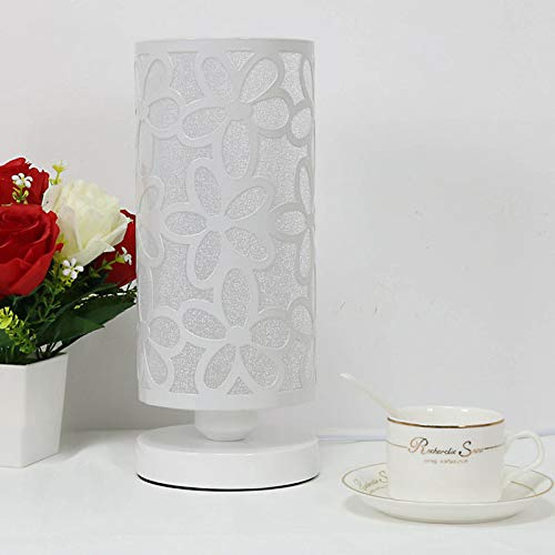 Modern Metal Table Lamp - Creative Warm LED Desk Light for Reading, Living Room, Bedroom & Nightstand | Stylish Home Office Lighting & Cozy Bedside Ambience