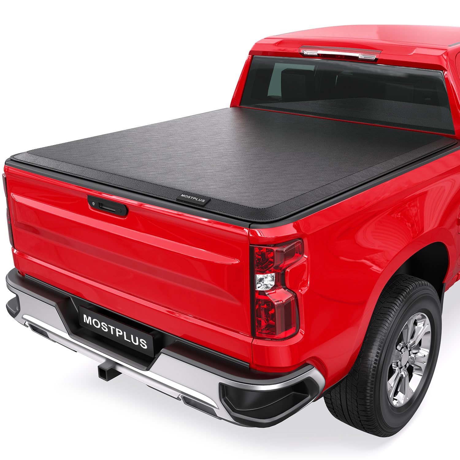 MOSTPLUS Roll-Up Soft Vinyl Truck Bed Tonneau Cover for 2015-2025 Chevy Colorado & GMC Canyon | 6'2