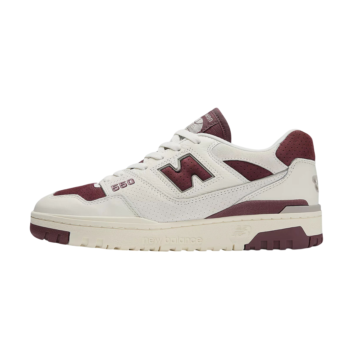 550 'Sea Salt Classic Crimson' - Premium Comfort Sneakers for Men & Women | Casual Walking, Running, Gym Workouts & Everyday Wear