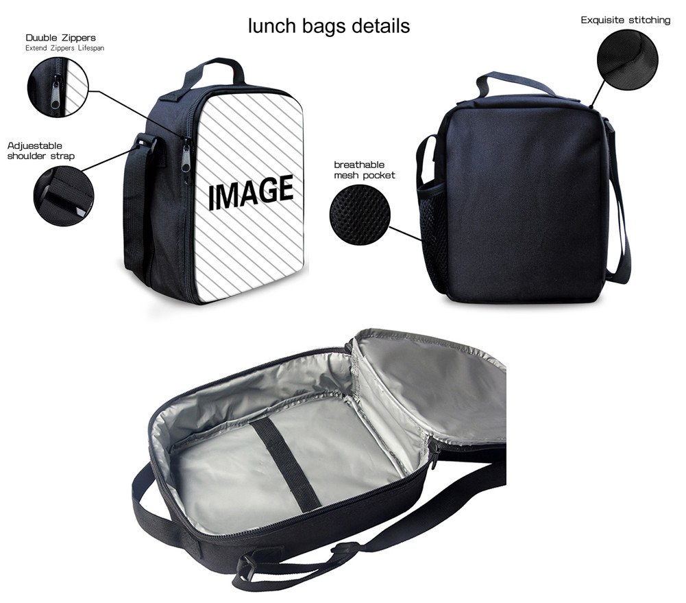 **Kids' School Backpack Set with Lunch Tote & Pen Holder - 3-Piece Backpack Organizer for Boys & Girls - Perfect for School, Travel & Daily Use**