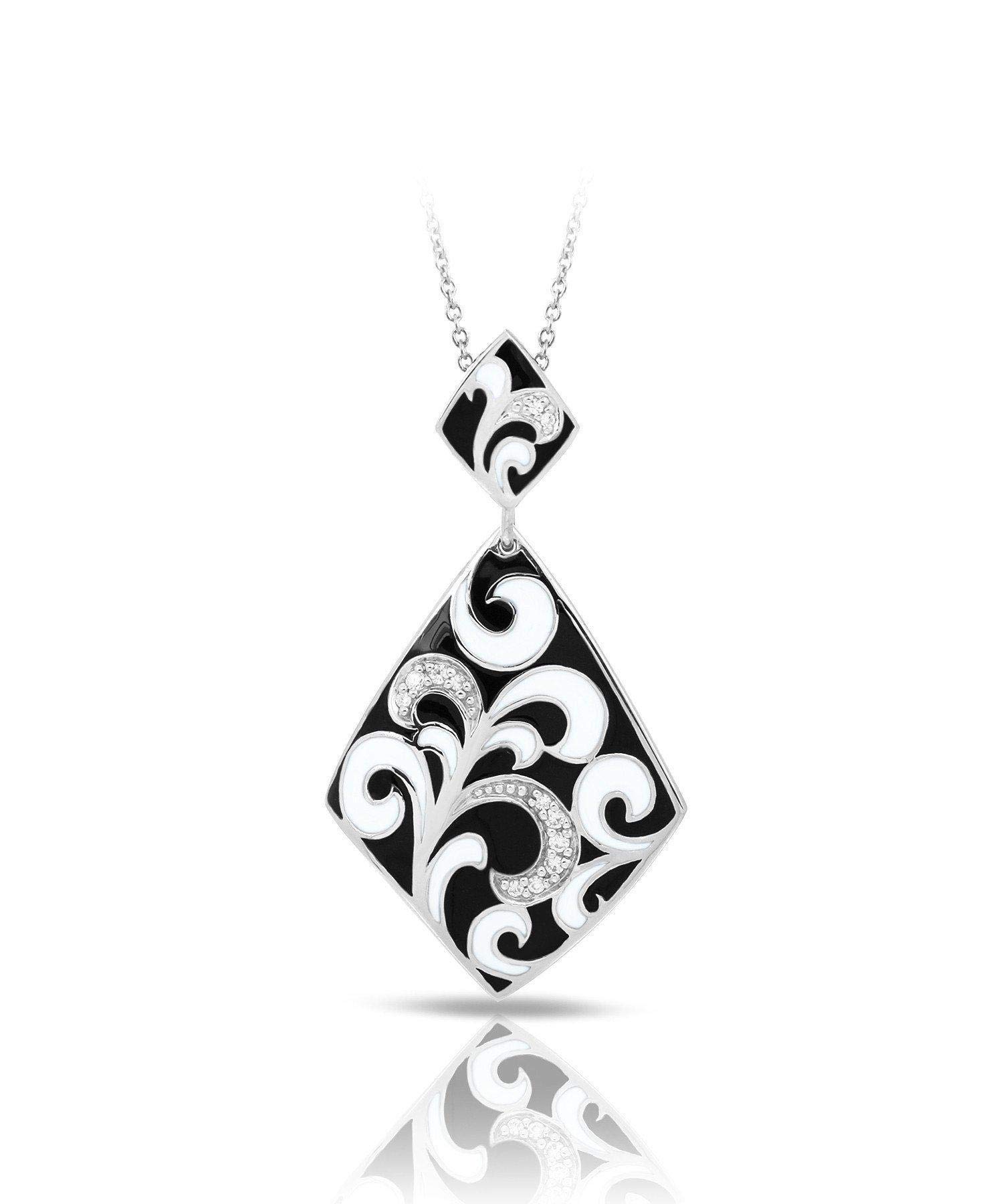 Belle Etoile Contessa Red Crystal Pendant Necklace for Women - Elegant Jewelry Gift for Birthday, Anniversary, Valentine's Day