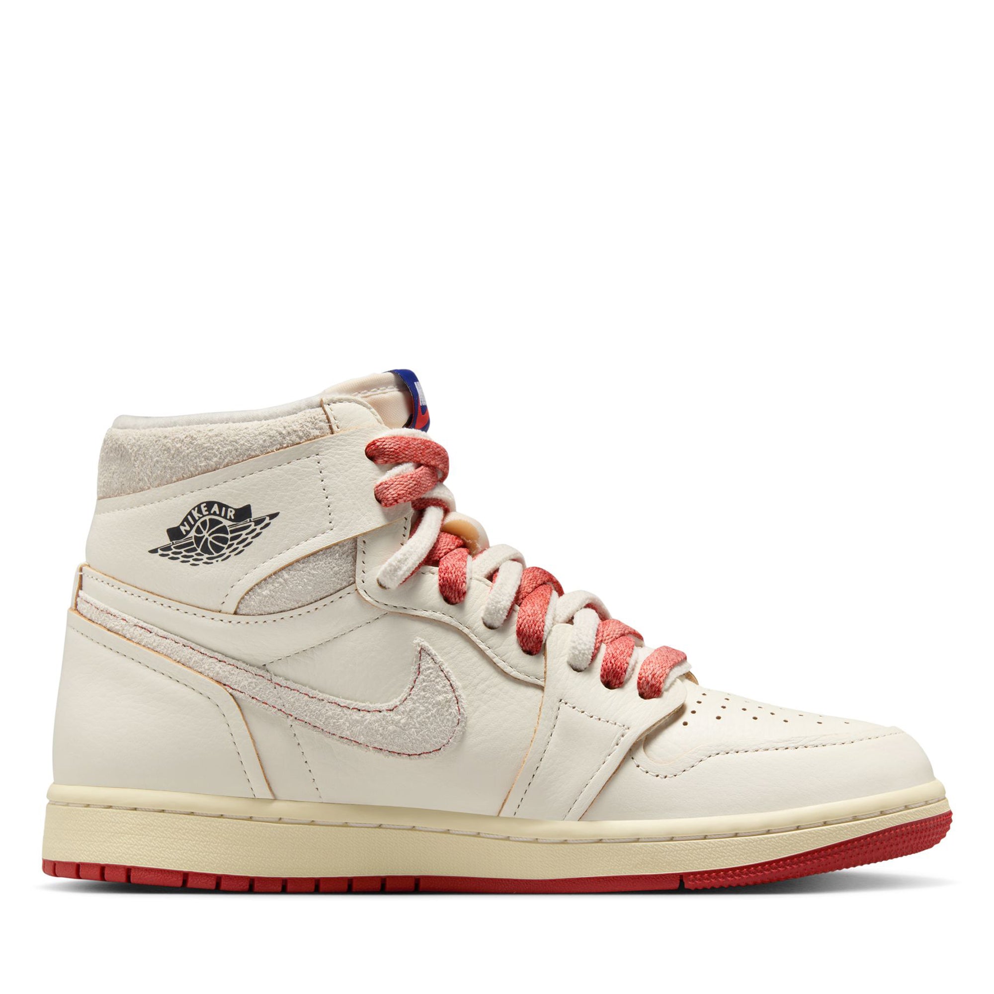 Women's Air Jordan 1 Retro High OG Sneakers - Sail/Cinnabar Colorway - Classic Basketball Shoes for Women - Perfect for Streetwear, Gym & Casual Fashion