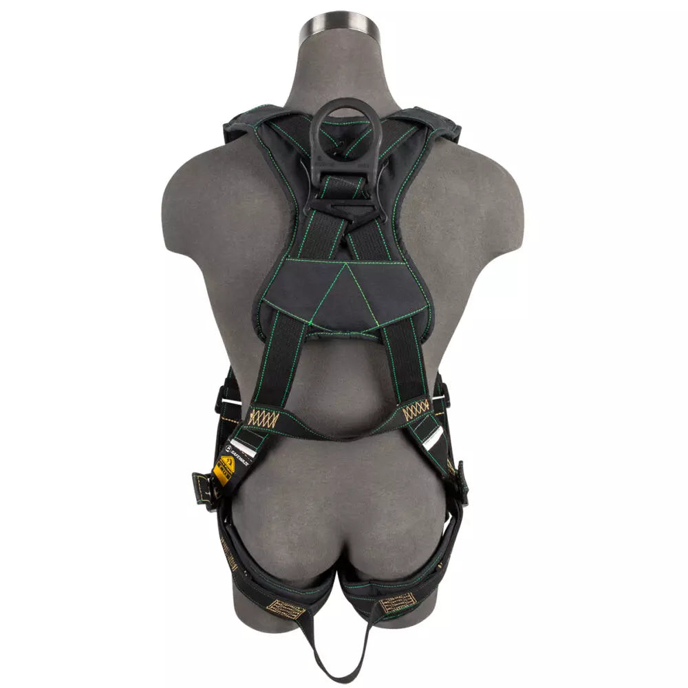 Arc Flash Full Body Harness DE 1D with DE MB Chest & TB Legs - OSHA Compliant Fall Protection Gear for Construction & Industrial Work
