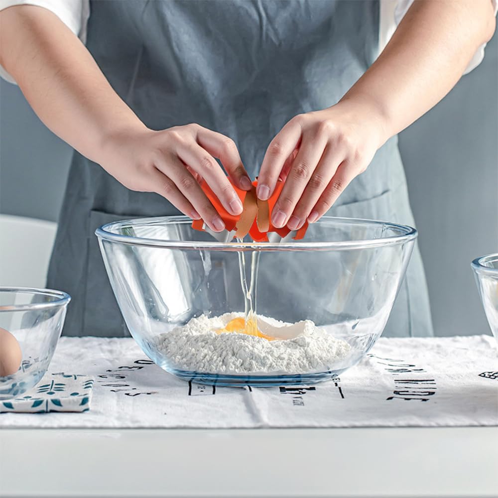 Premium Egg Topper Cutter & Egg Shell Opener - Handheld Egg Cracker Tool with Separator for Raw Eggs | Perfect for Cooking, Baking, Breakfast & Kitchen Gadgets | Easy Egg Peeler & Slicer for Perfectly Cut Eggs Every Time