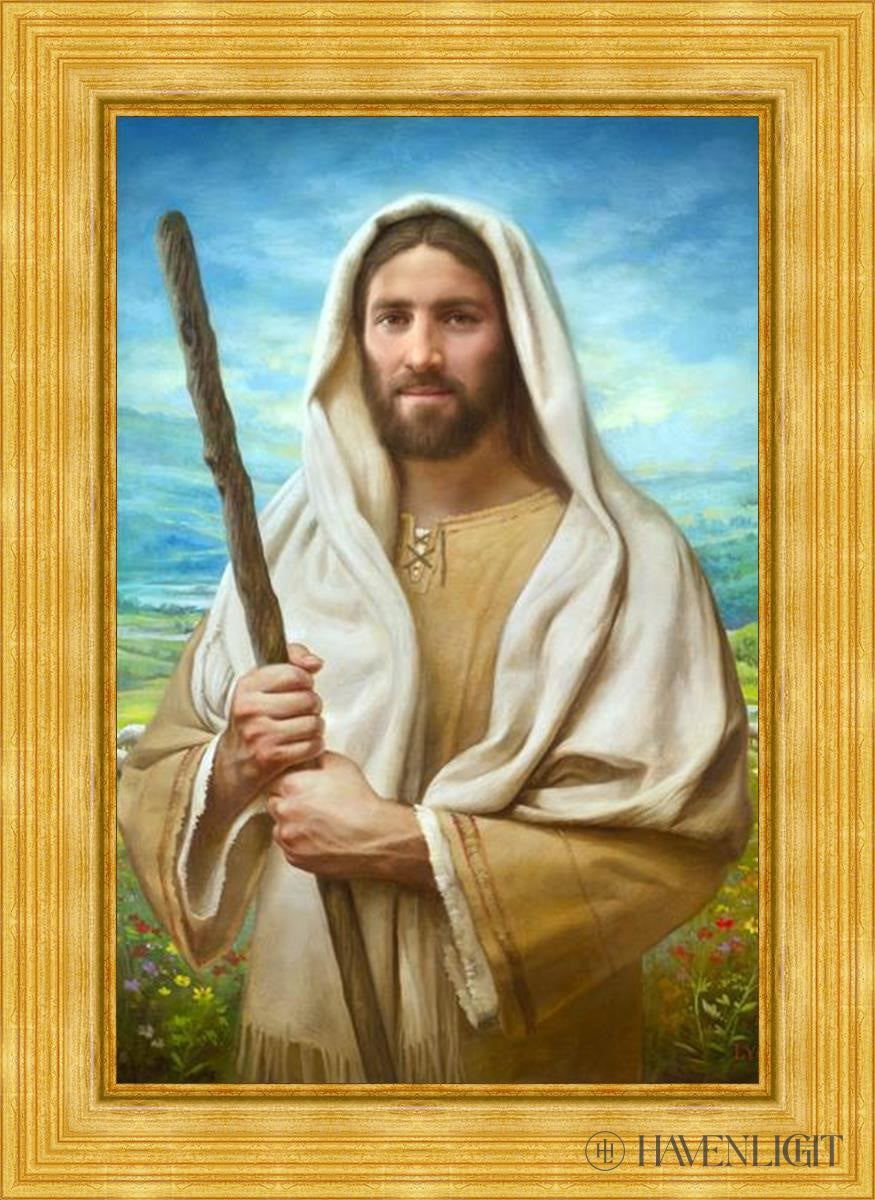 Feed My Sheep by Howard Lyon - Inspirational Christian Art Print for Home, Office & Church Decor - Perfect for Gifts & Spiritual Encouragement