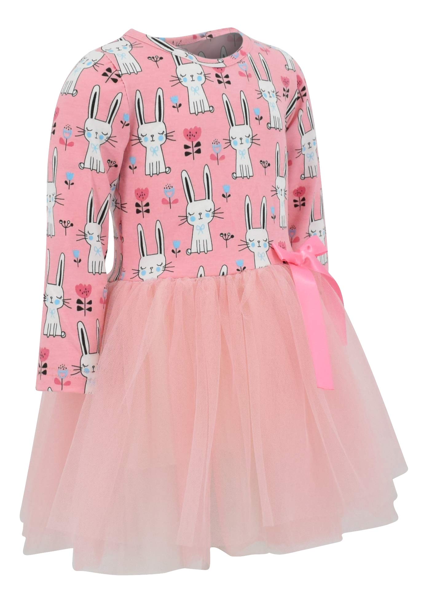 Girls Long Sleeve Tulle Tutu Dresses for Kids & Toddlers - Princess Party Outfit, Birthday Dress, Photo Shoot Costume, Holiday Celebration Attire