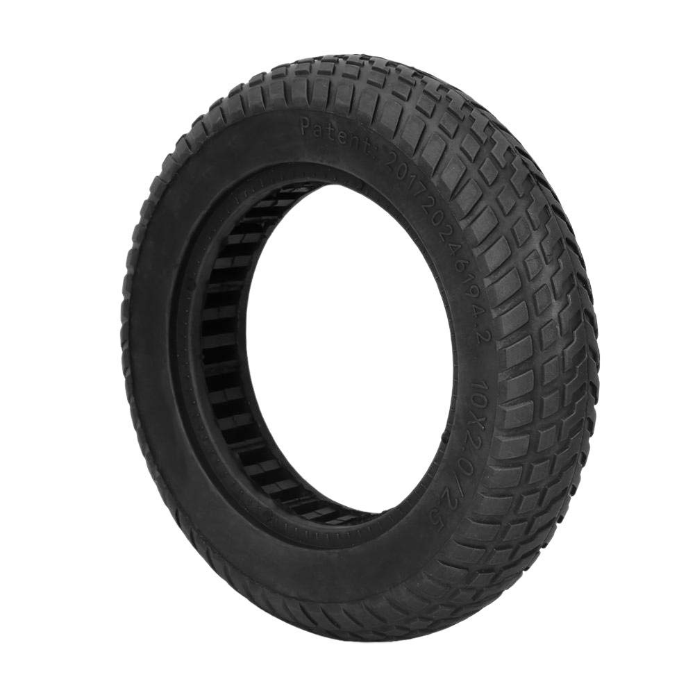 10 Inch Solid Tire for Electric Scooter - Puncture-Proof Replacement Tube for Front/Rear Wheels - Perfect for Commuting, Campus Travel & Urban Mobility