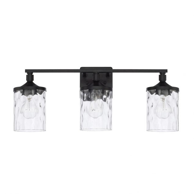 Colton Vanity in Matte Black - Modern Bathroom Vanity Set with Soft-Close Drawers for Home & Apartment Decor