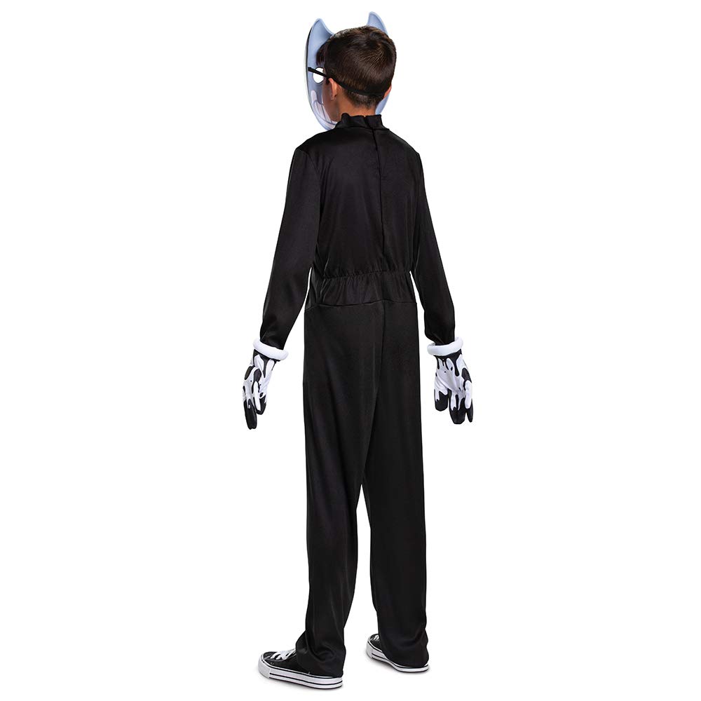 Bendy Costume for Kids - Bendy and The Ink Machine Video Game Character Jumpsuit | Halloween Cosplay, Birthday Party, Comic-Con Costume