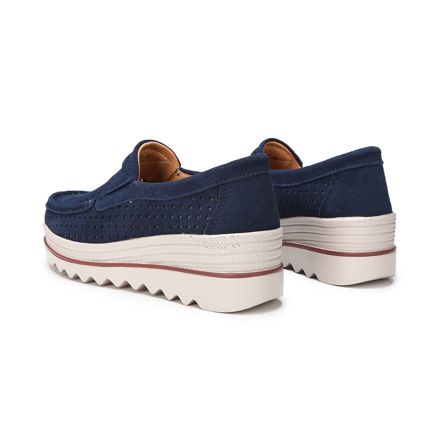 Ruiatoo Women's Slip-On Loafers - Comfortable Thick Soft Platform Shoes for Business Casual & Walking | Office Work, Commuting, Travel & Daily Wear