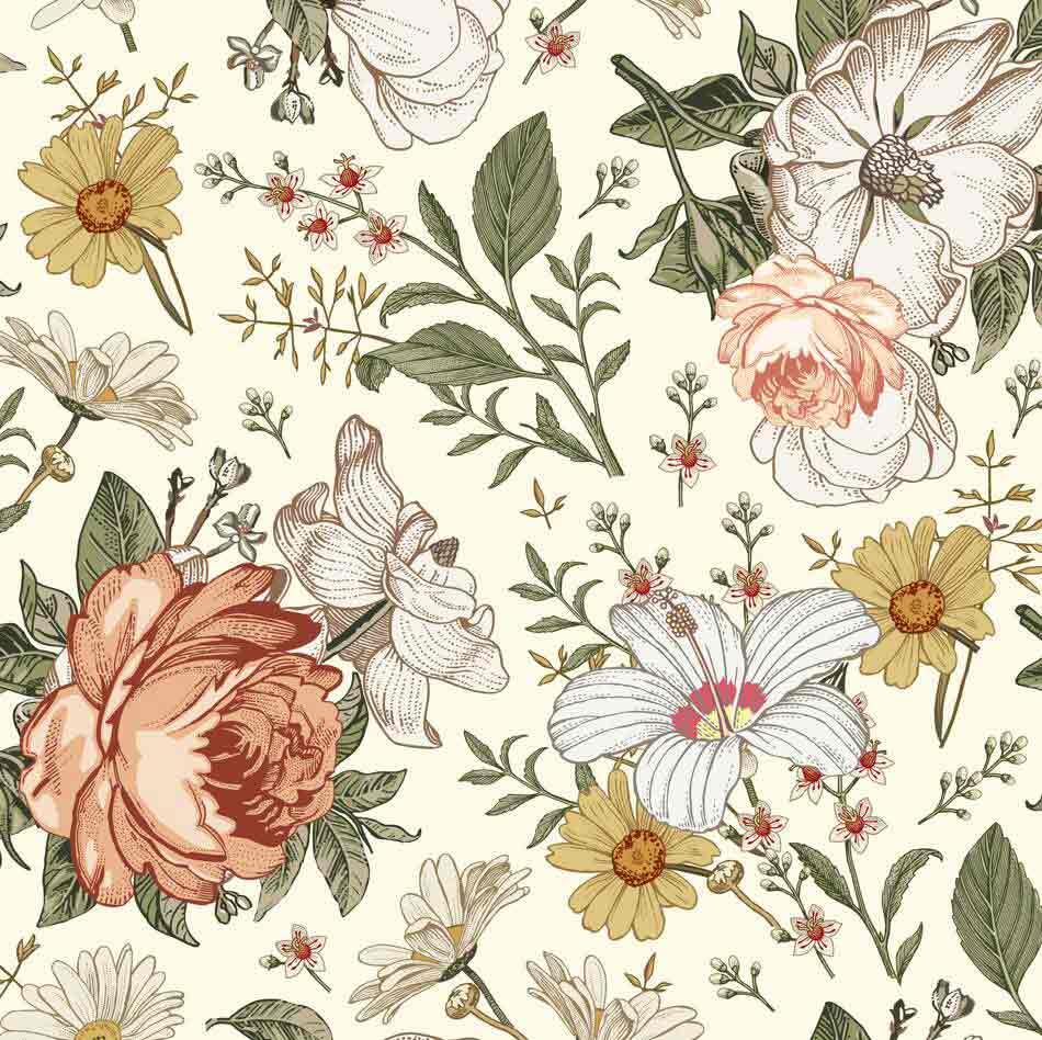 Yellow Daisy & Pink Peony (No Comforter)