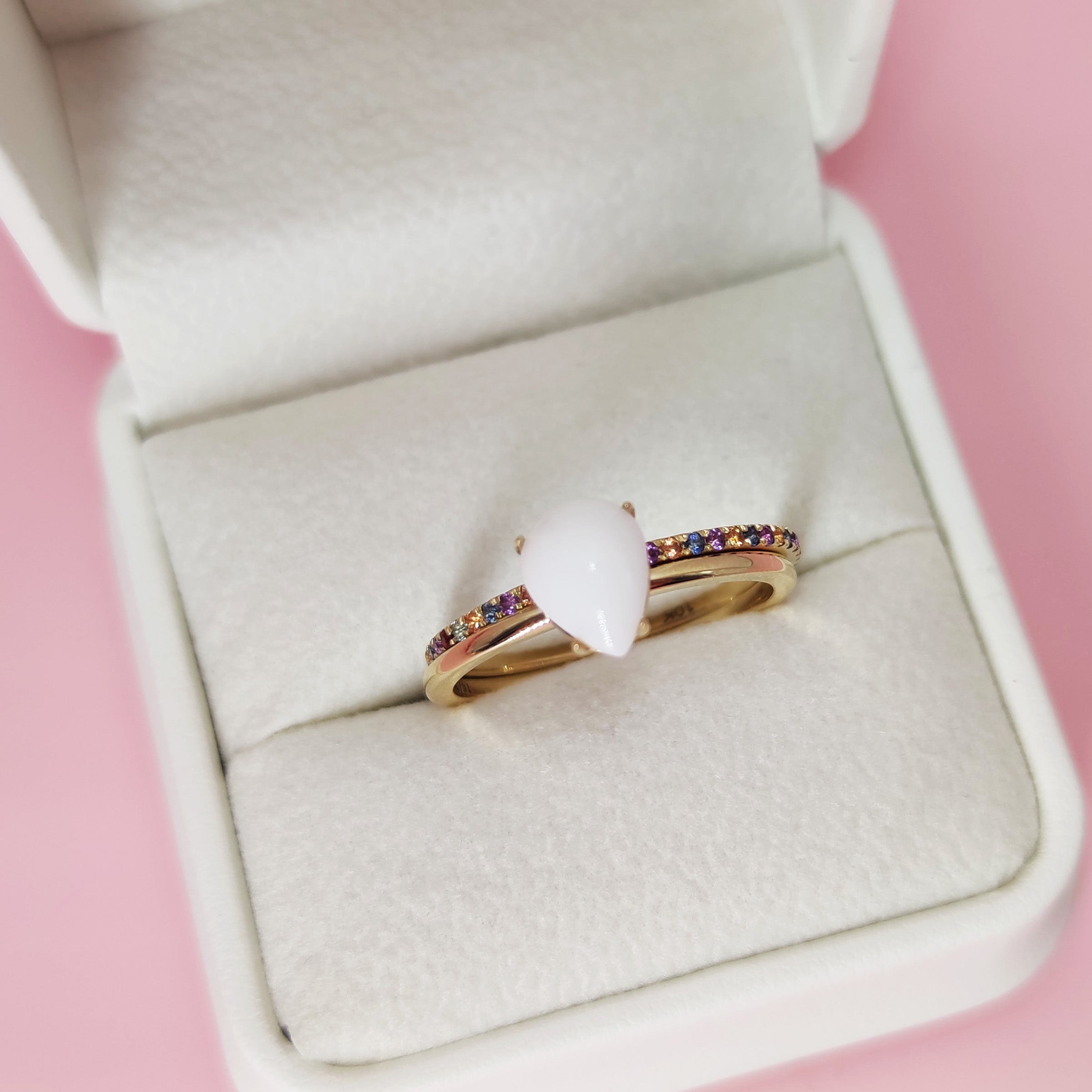 Love Drop Breast Milk Ring Set - Sterling Silver Keepsake Jewelry for Moms - Perfect for Breastfeeding, Mother's Day & Baby Showers