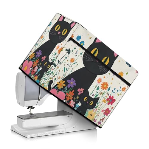 Black Cat Floral