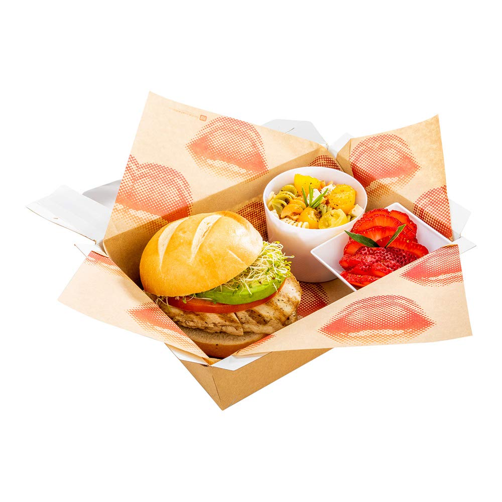 500-Pack 12x12 Inch Greaseproof & Microwavable Kraft Pastry Sheets - Durable Sandwich Wrapping Papers for Restaurants, Bakeries & Coffee Shops | Perfect for Food Basket Liners, Takeout Packaging & Bakery Display
