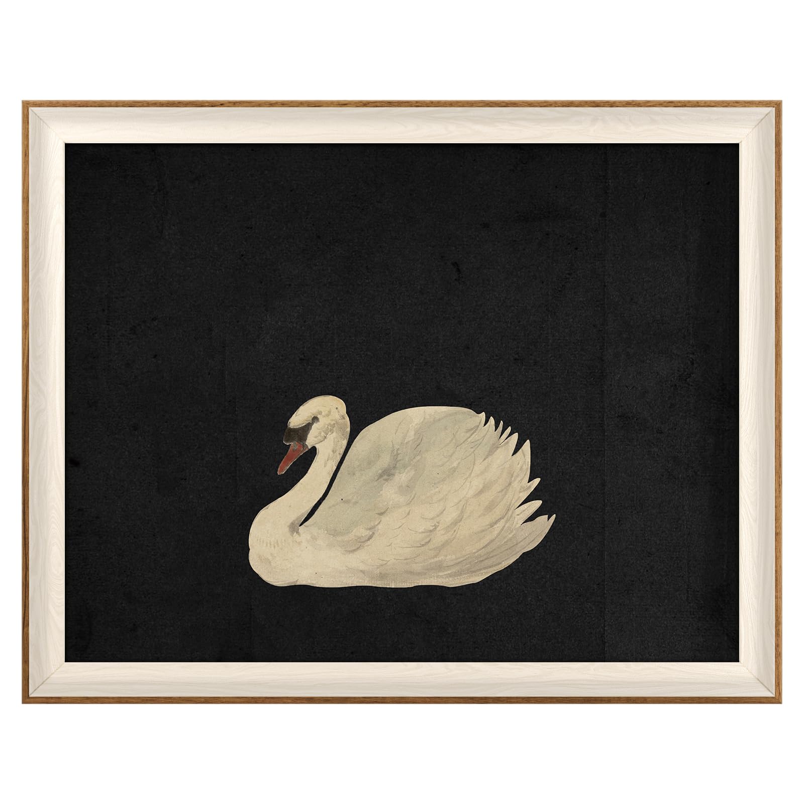 VIYYIEA Vintage Framed Canvas Wall Art - 16x20 Inch Animal Oil Painting for Living Room, Bathroom & Home Decor - Perfect Gift for Friends & Family - Ideal for Summer Room Decor & Wall Styling
