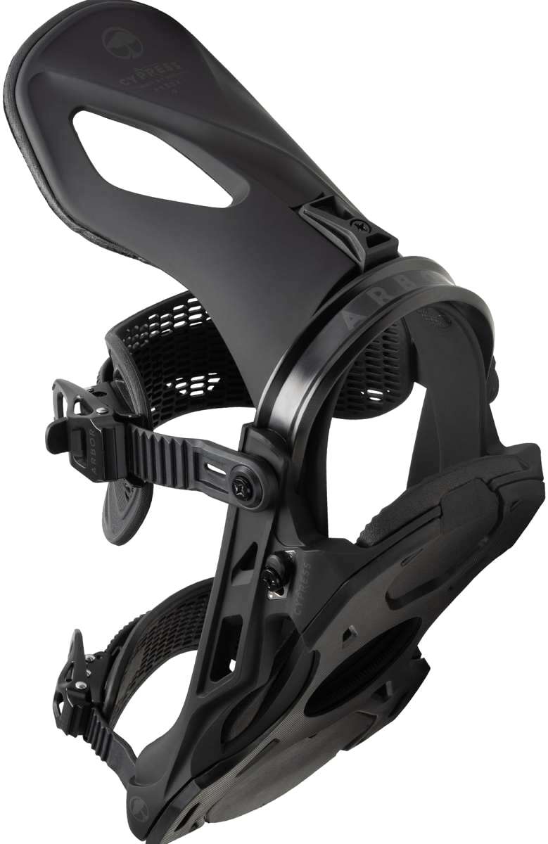 Arbor Cypress Snowboard Bindings 2023 - Premium Snowboard Bindings for All-Mountain Riding | Perfect for Freestyle, Powder & Park Performance
