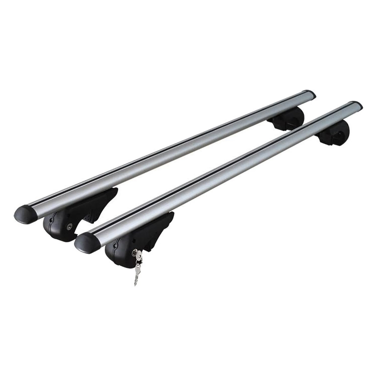 OMAC Aluminum Roof Rack Cross Bars for VW Jetta A4 2000-2005 - Gray Anti-Theft Luggage Carrier for Kayak, Canoe, Surfboard, Ski, Snowboard & Camping Gear - Perfect for Road Trips, Outdoor Adventures & Travel Storage