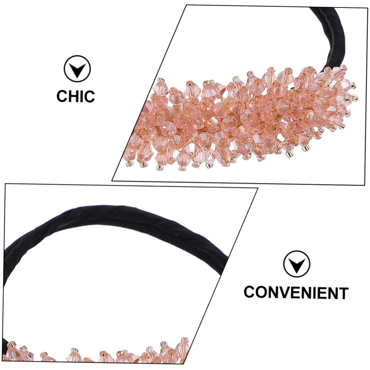 FOMIYES 2-Pack Elegant Hair Bun Maker Set - DIY Hair Accessories for Women, Perfect for Updos, Ponytails & Special Occasions
