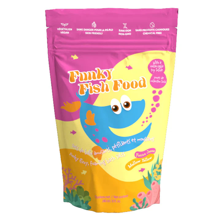 Funky Fish Food Bath Salts - Natural Relaxing & Detoxifying Bath Soak for Stress Relief - Perfect for Spa Nights, Self-Care & Gift Giving