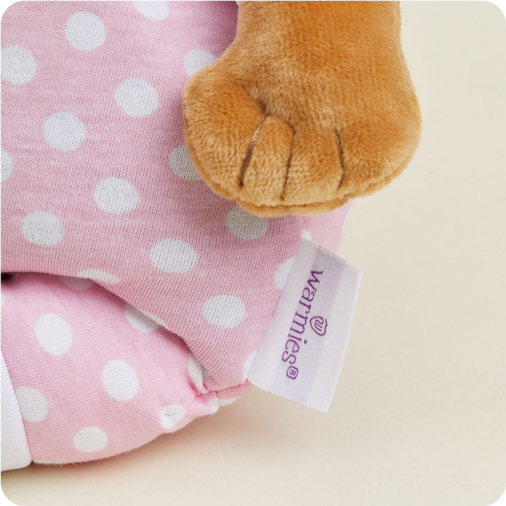 Cozy Baby Girl Warmies Plush Stuffed Animal - Soft & Snuggly for Toddlers & Infants - Perfect for Cuddling, Naptime & Comfort