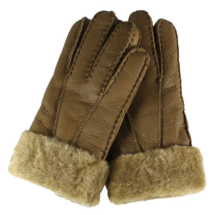 BOL Women's Shearling Leather Gloves - Winter Warm Touchscreen Gloves for Driving, Outdoor Activities & Cold Weather Fashion