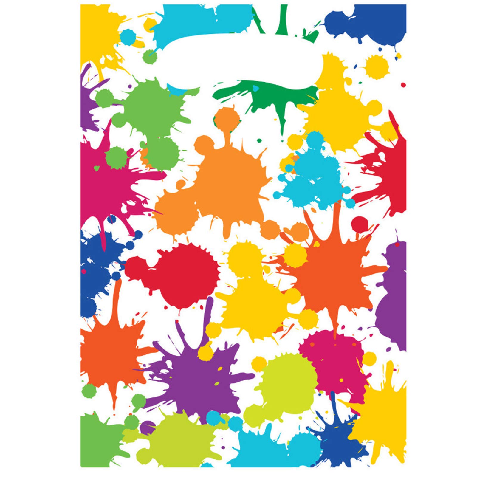 Creative Converting Art Party Loot Bags - 12 Pack Colorful Gift Bags for Kids Birthday Party Favors, School Crafts & DIY Projects | Perfect for Art Themed Parties, Classroom Rewards & Goodie Bags