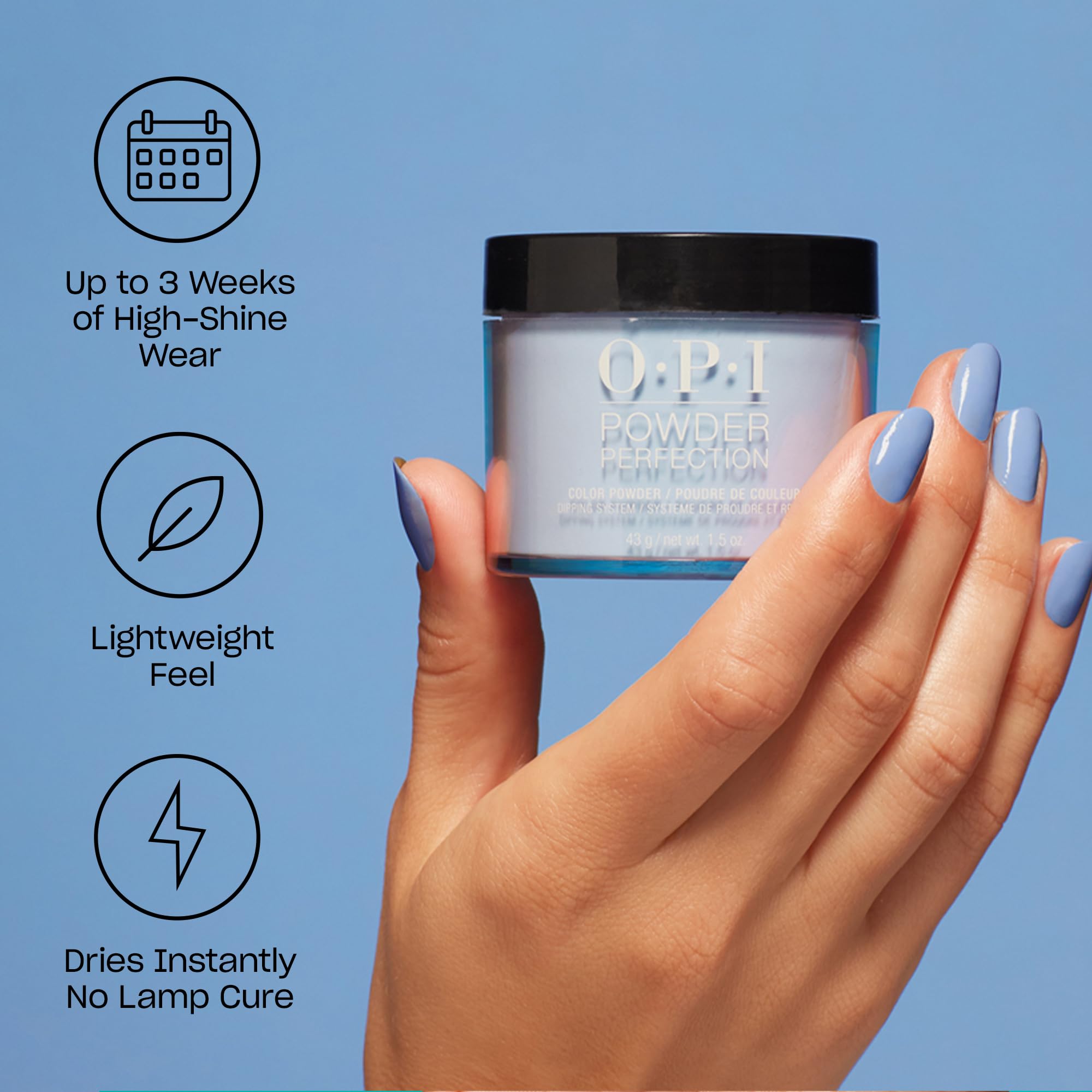 OPI Powder Perfection Dipping Powder - Metallic Mega Mix Collection | Salon-Grade Opaque Metallic Nail Dipping System | Perfect for Manicures, Pedicures & Nail Art Designs