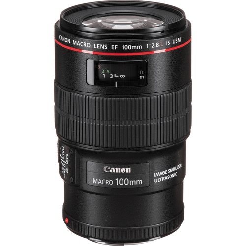 Canon EF 100mm f/2.8L Macro IS USM Lens - Professional Macro Photography Lens with Image Stabilization for DSLR Cameras - Perfect for Product Photography, Nature Close-Ups & Portraits