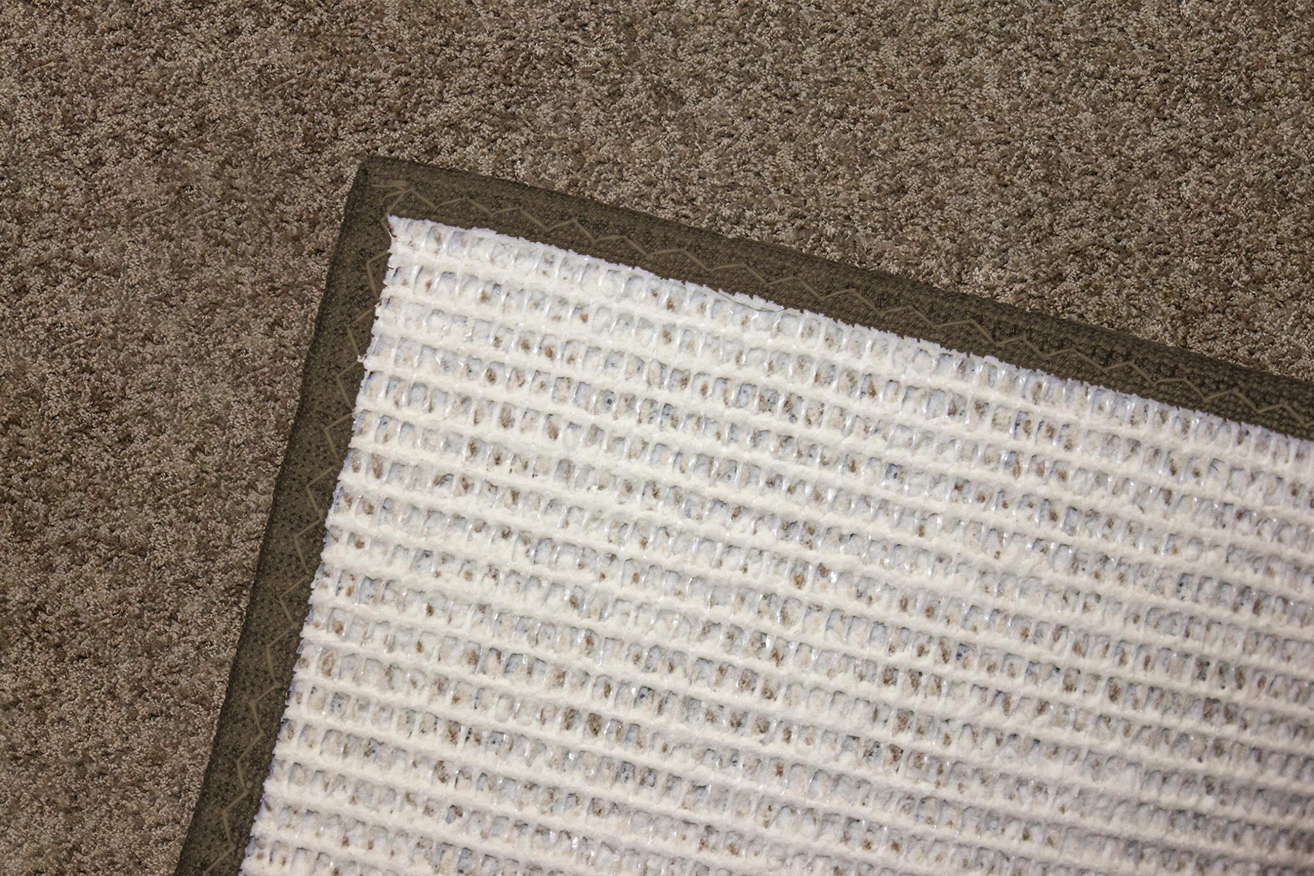 KOECKRITZ 25 oz Ultra Soft Dark Latte Brown Area Rug - 8'x8' Plush Shag Carpet for Living Room, Bedroom & Nursery - Premium Cozy Home Decor for Family Comfort