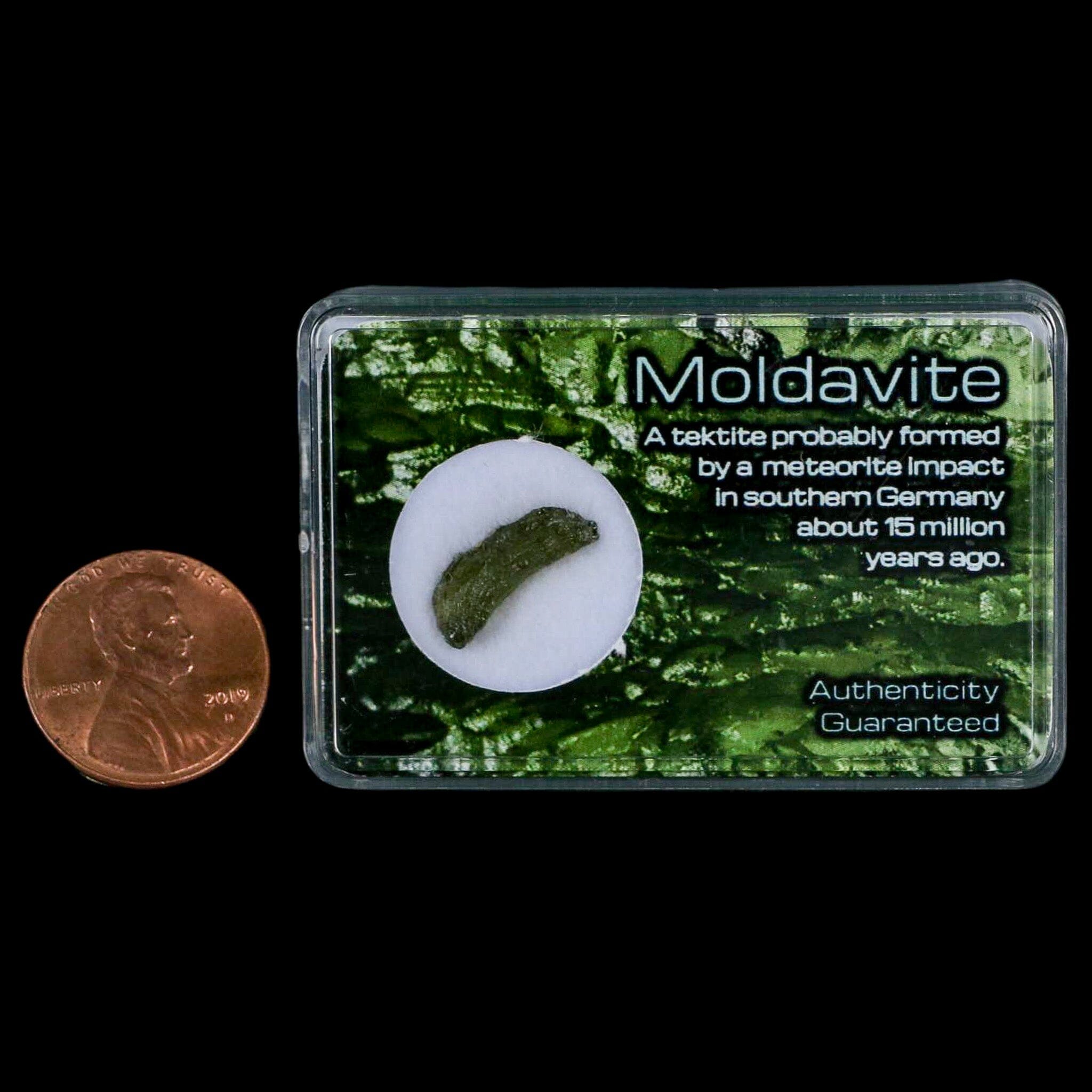 Authentic Moldavite Tektite - Rare Green Meteorite Glass Specimen from Southern Germany - Perfect for Crystal Collections & Spiritual Healing