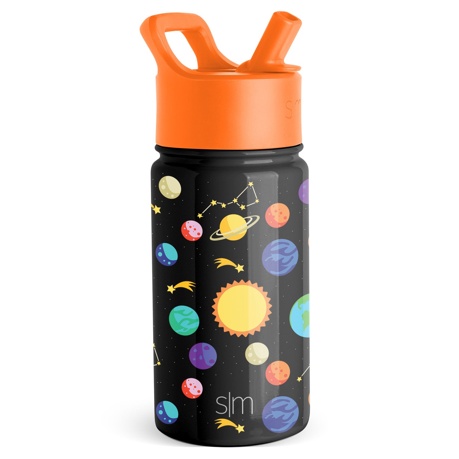 Summit Kids Water Bottle with Straw Lid - BPA Free, Leak Proof, Insulated Stainless Steel Bottle for School, Sports, and Outdoor Activities