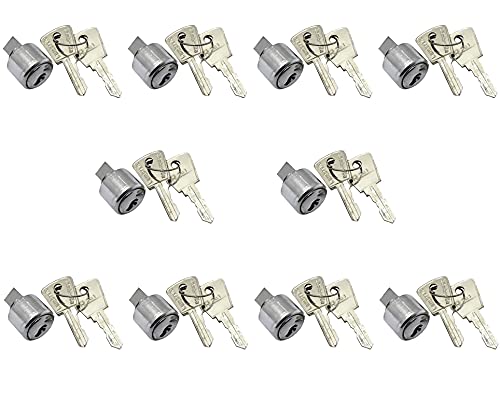 Lambretta GP DL Series Steering Handle Lock with 2 Keys - Fits 3 Models (10-Pack) - Motorcycle Scooter Security for Parking & Theft Prevention