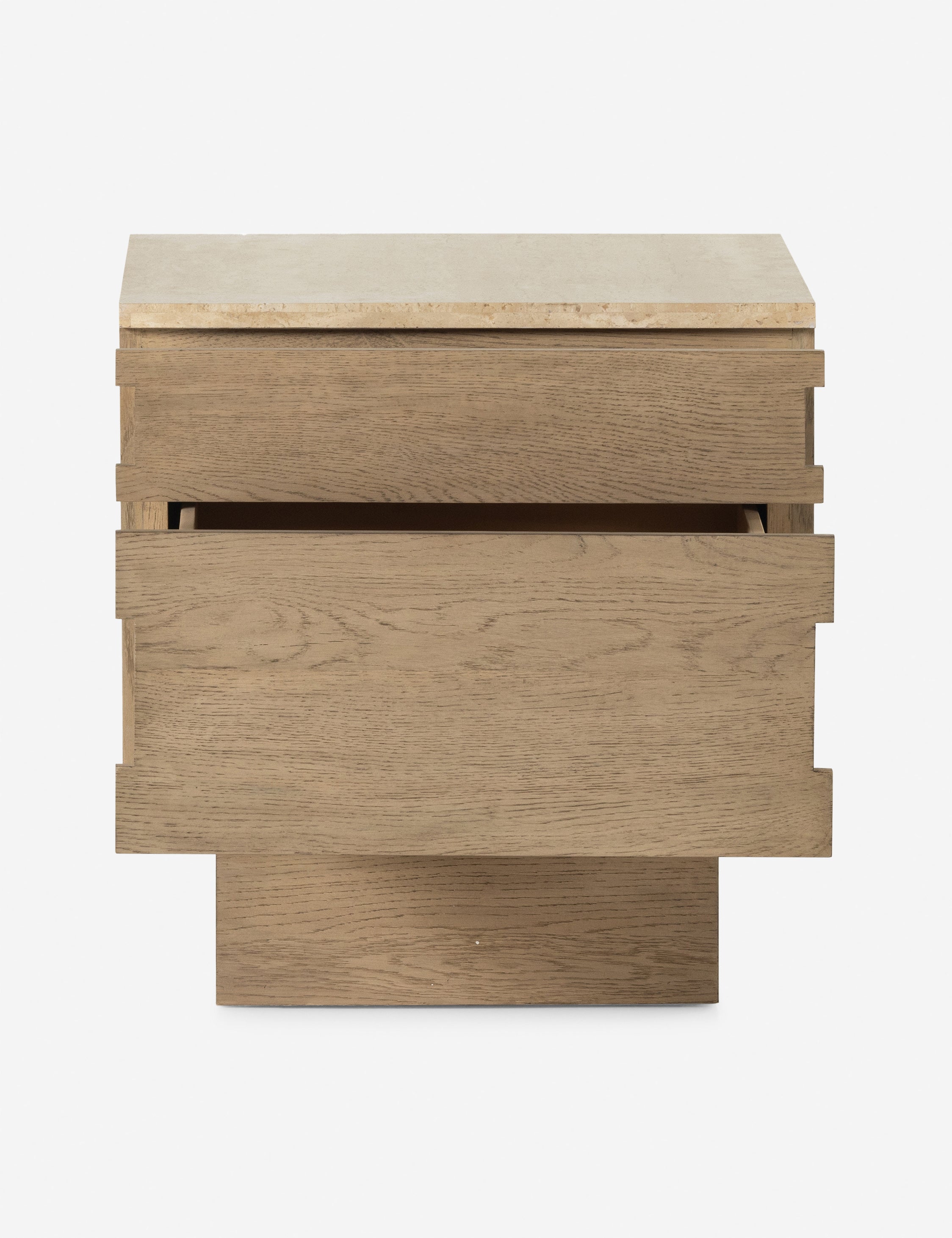 Modern Wooden Nightstand with 2 Drawers - Stylish Bedside Table for Bedroom, Living Room, or Office - Perfect for Storage and Organization