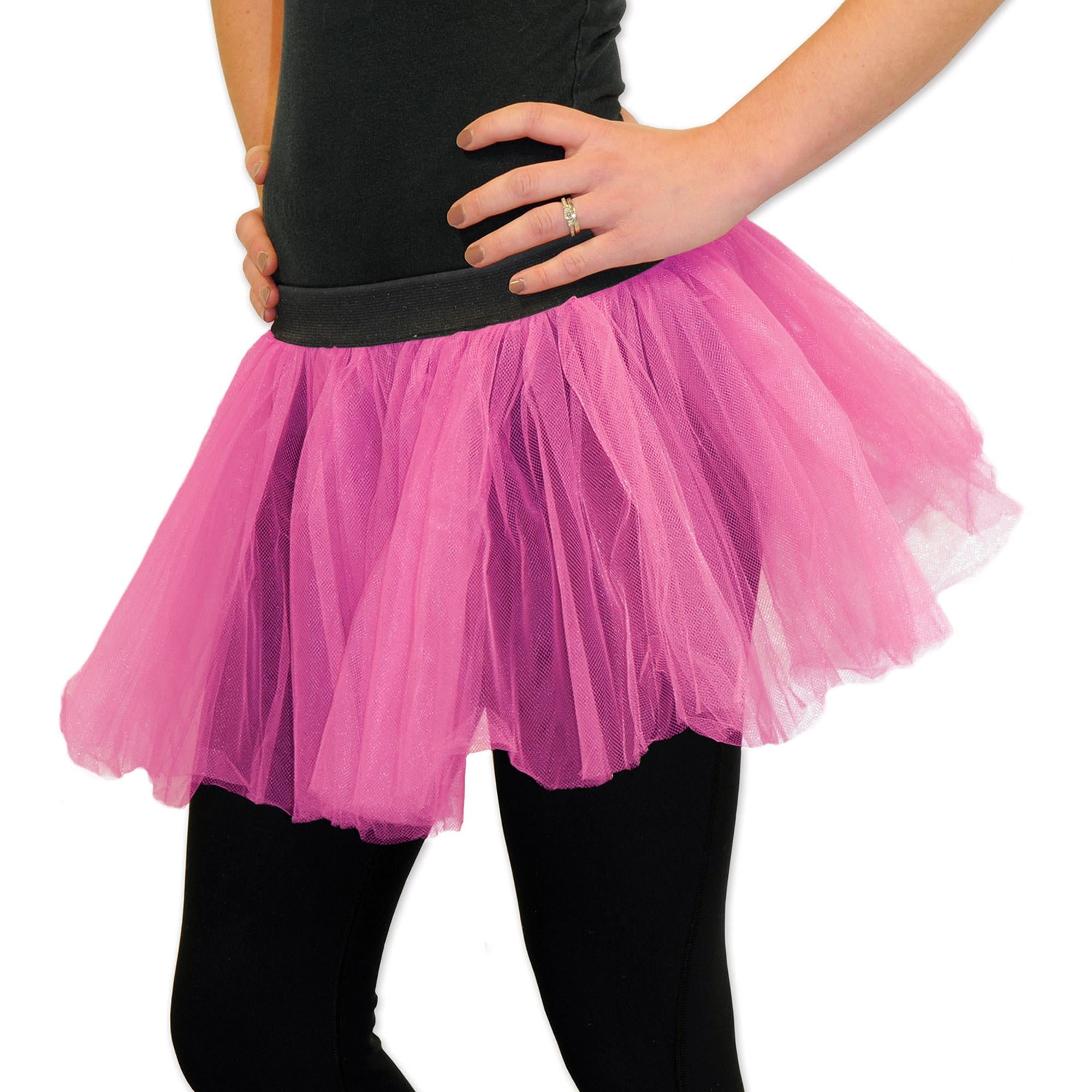 Cerise Tutu Skirt for Women - One Size Fits All - Perfect for Ballet, Dance Recitals, and Costume Parties