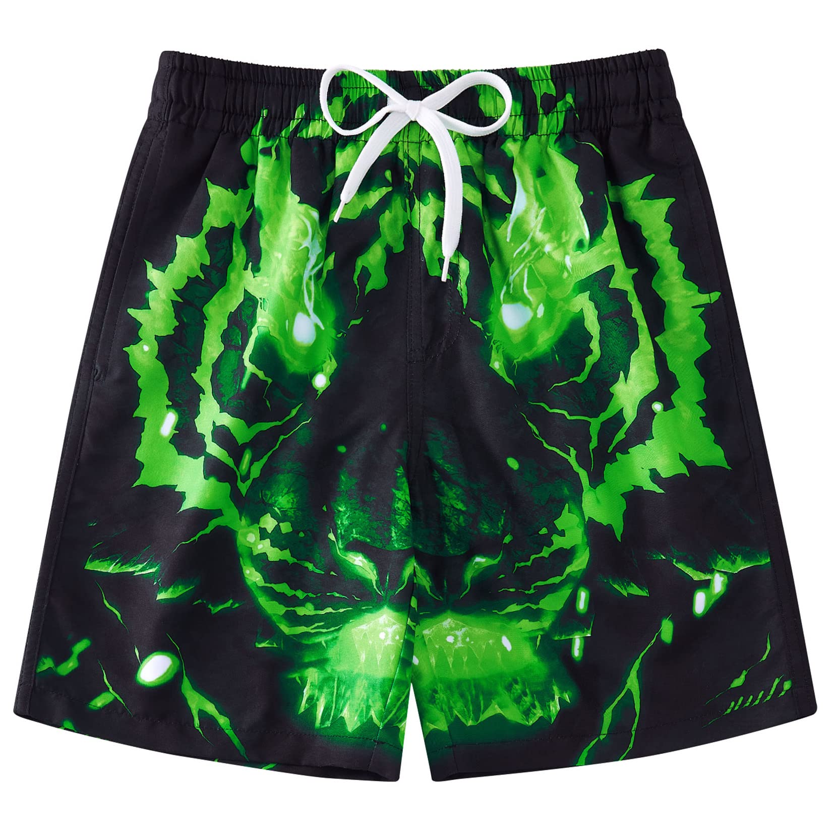 UNICOMIDEA Boys Quick Dry Swim Trunks with Mesh Lining - Comfortable Beach Shorts for Kids Ages 5-14 - Perfect for Swimming, Surfing, and Summer Outdoor Activities