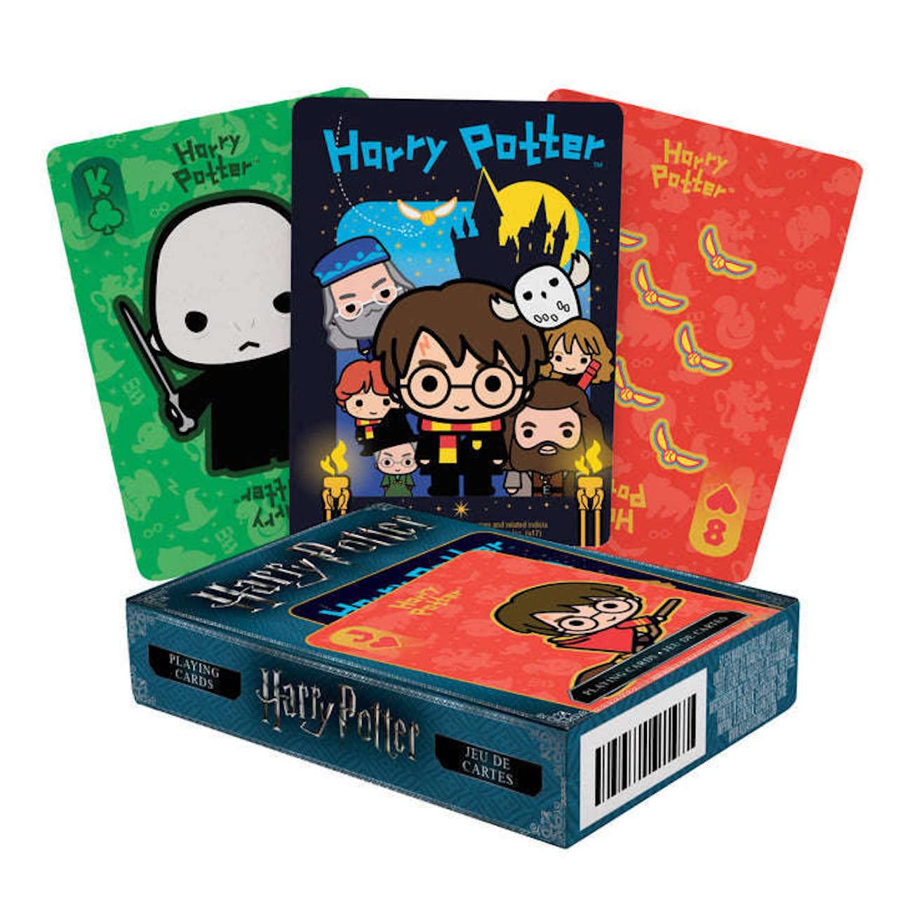 Harry Potter Chibi Playing Cards - Officially Licensed Deck for Poker, Magic Tricks & Collectibles | Perfect for Game Nights, Gifts & Potterhead Collections