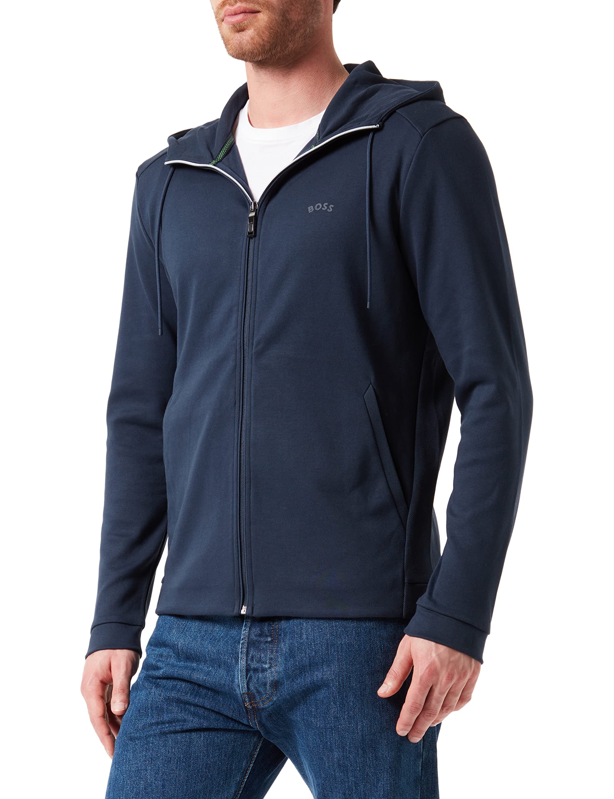 BOSS Men's Loose Fit Skate Hoodie - Comfortable & Stylish Casual Wear for Skateboarding, Street Fashion & Everyday Outfits