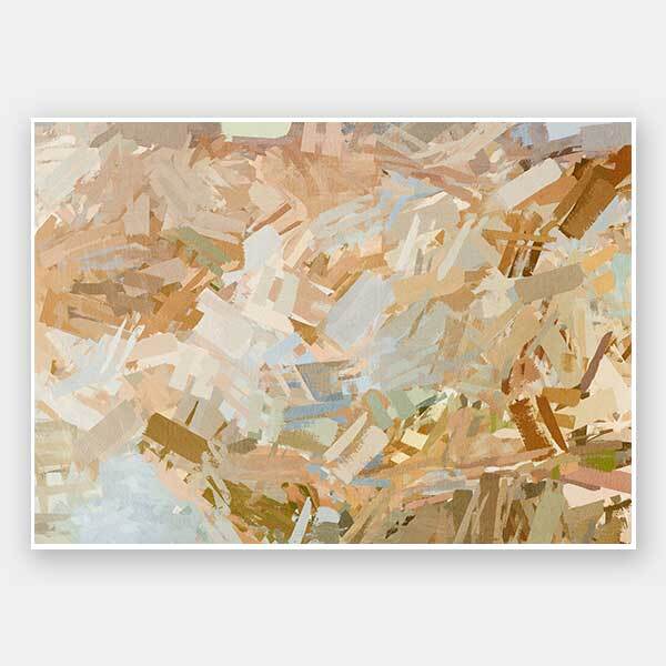 Calm Chaos Unframed Art Print - Abstract Wall Decor for Living Room, Bedroom & Office - Perfect for Home & Office Decor